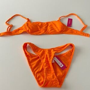 Target orange bikini